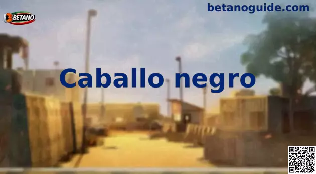 Caballo negro destacado